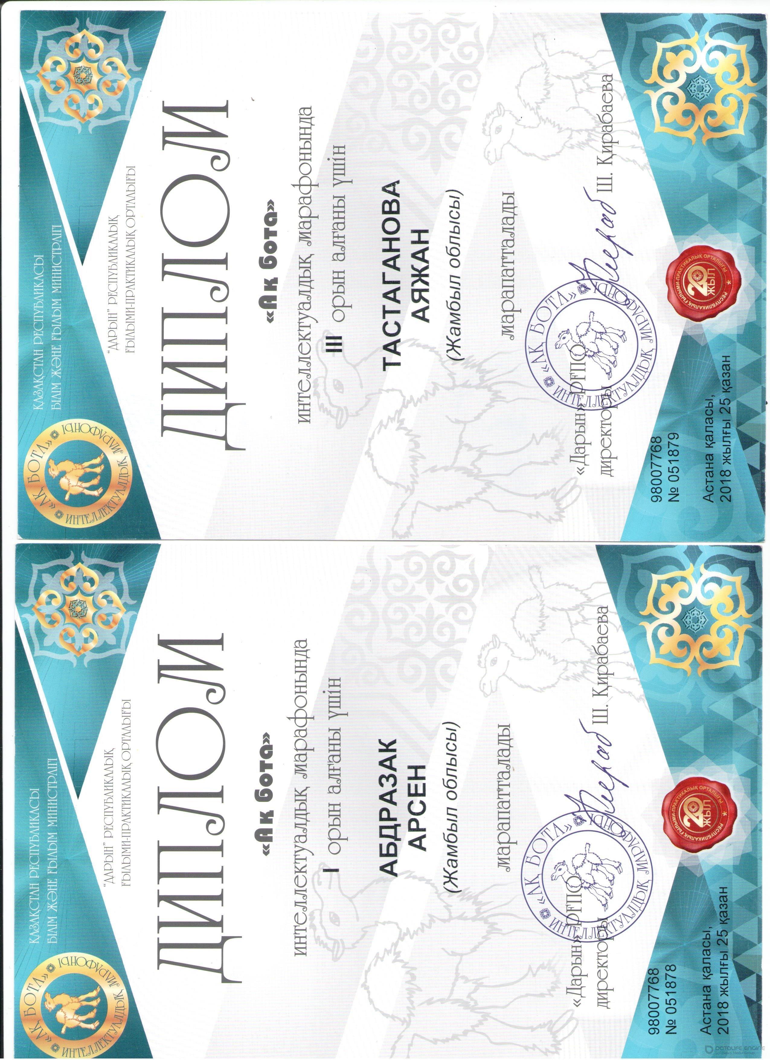 мектеп жетістіктері 2018-2019 оқу жылы,дипломдар