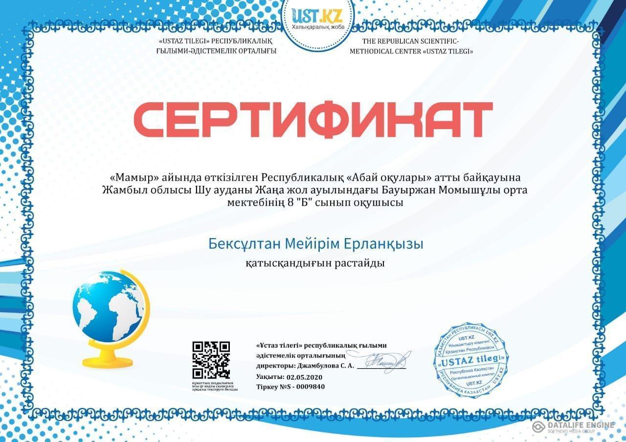 "Абай оқулары" байқауы