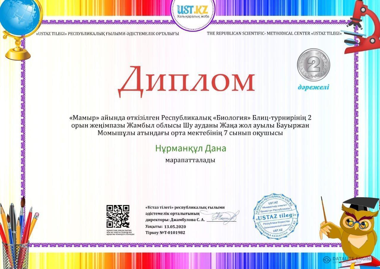 "Биология"  Блиц-турнирі